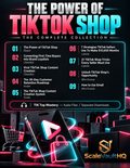 The Power of TikTok Shop – The Complete Collection cover showing all 9 included resources and TIK Top Mastery audio series